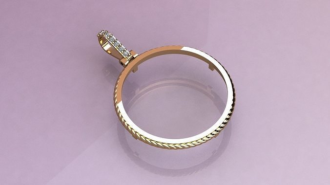 Coin bezel 3D print model