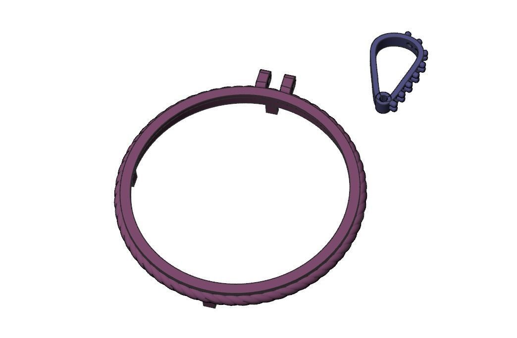 Coin bezel 3D print model_4