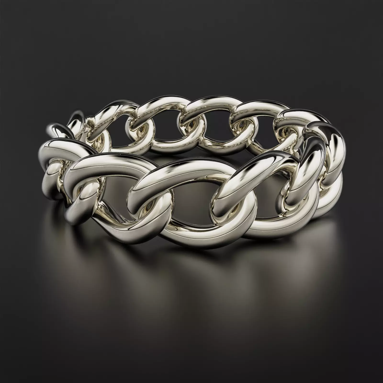 Cuban Ring 3D print model_0