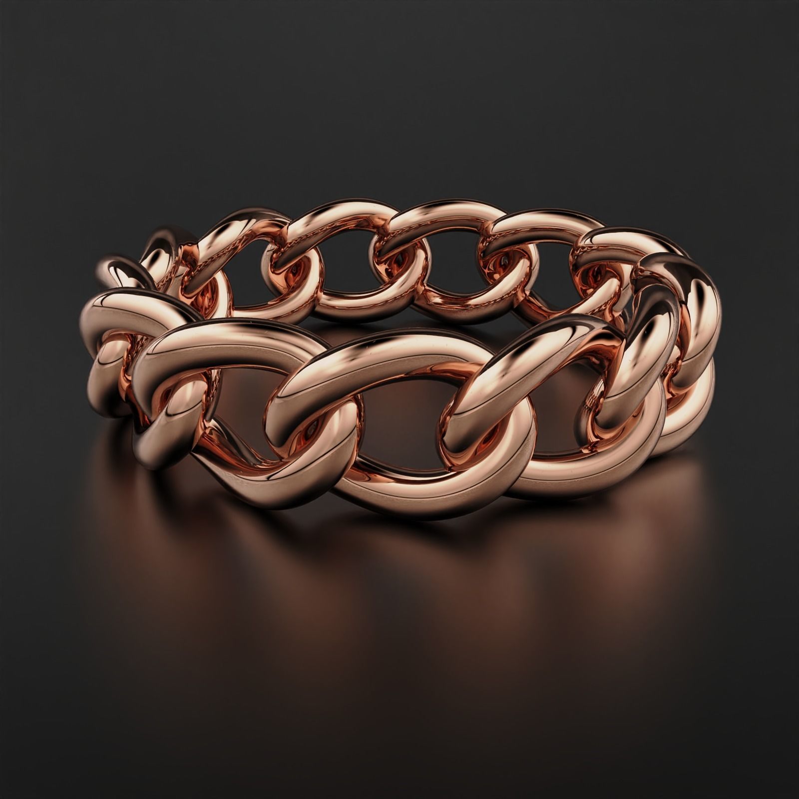 Cuban Ring 3D print model_11