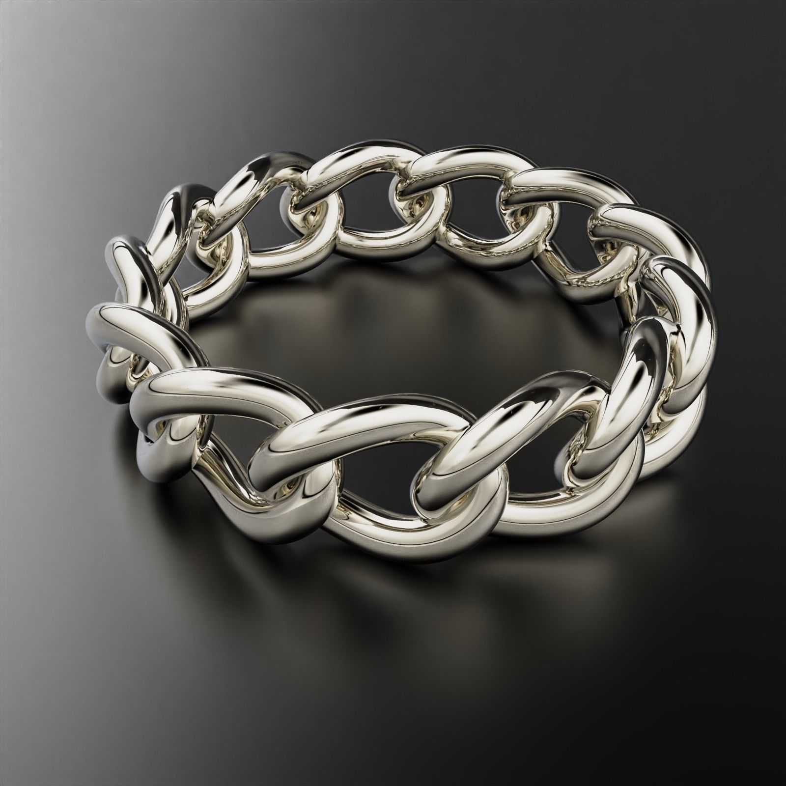 Cuban Ring 3D print model_14