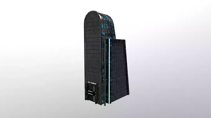 Cyberpunk City - Building 21 - ETH Skyscrape