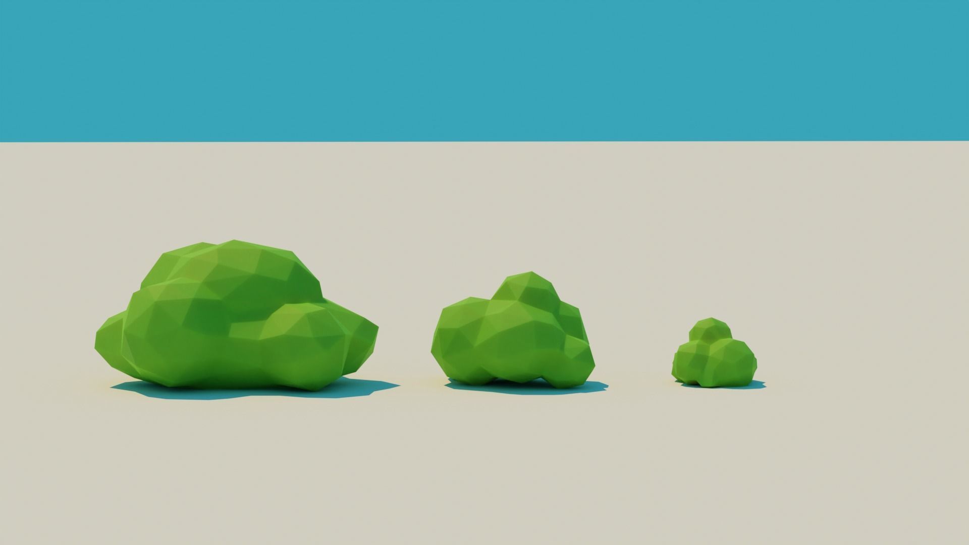Low-Poly forest assets pack Free low-poly 3D model_8