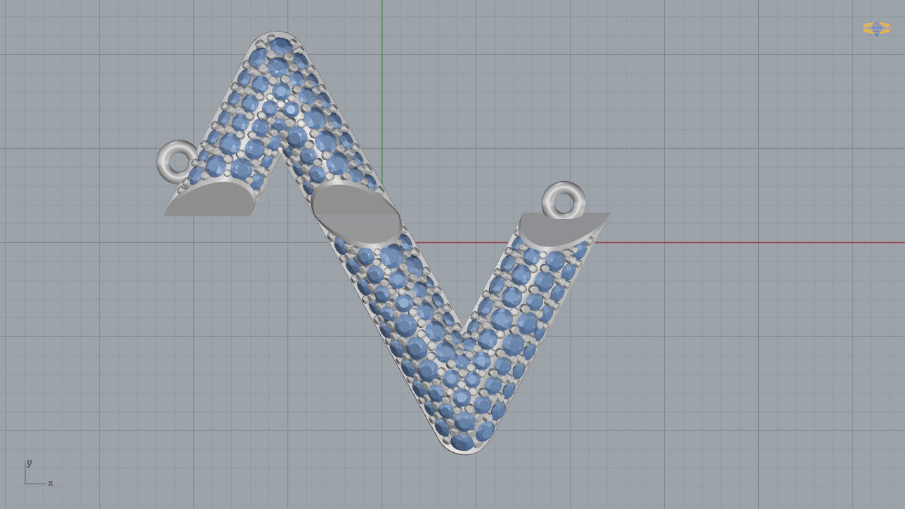 Louis Vuitton Pendant  3D print model_6