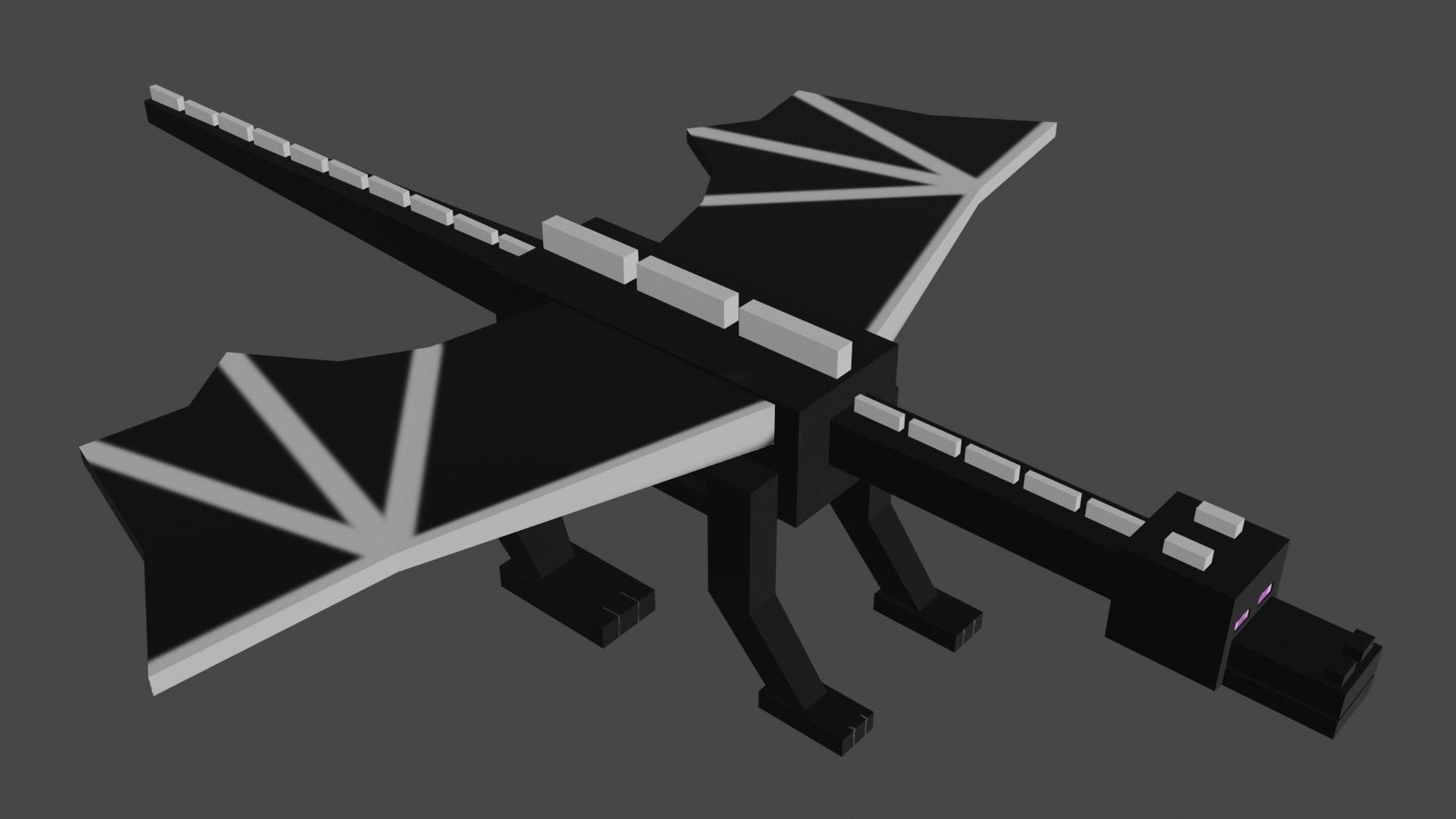 DRAGON RIGGED AND ANIMATED 3D MODEL Low-poly 3D model_2