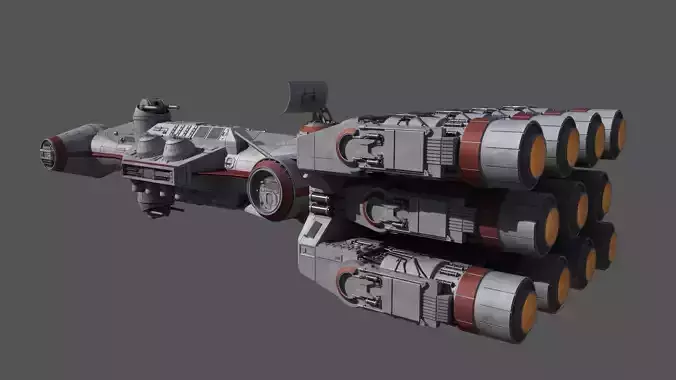 Corellian Corvette CR90 Free 3D model