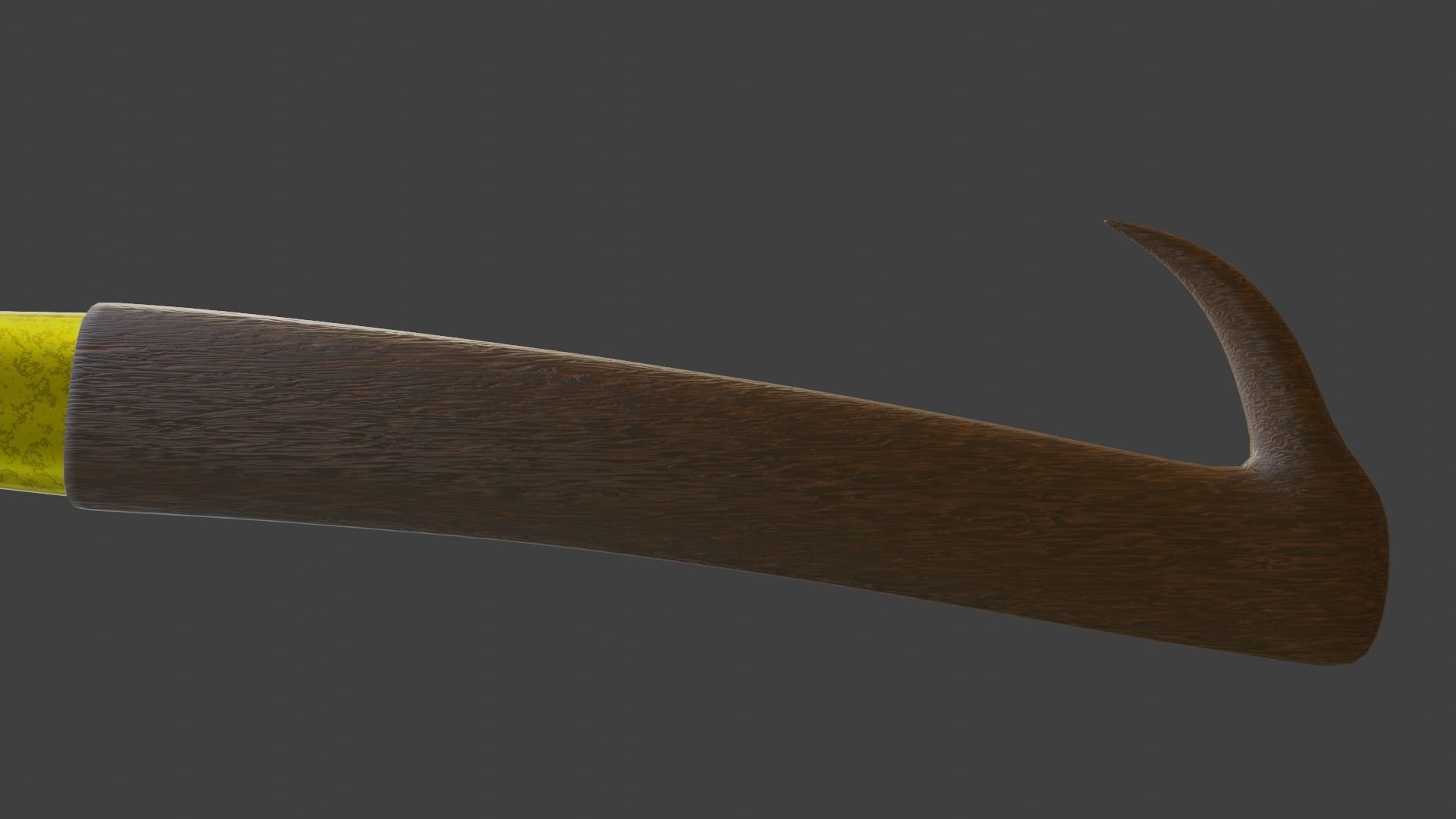 Sword - Katana Low-poly 3D model_4