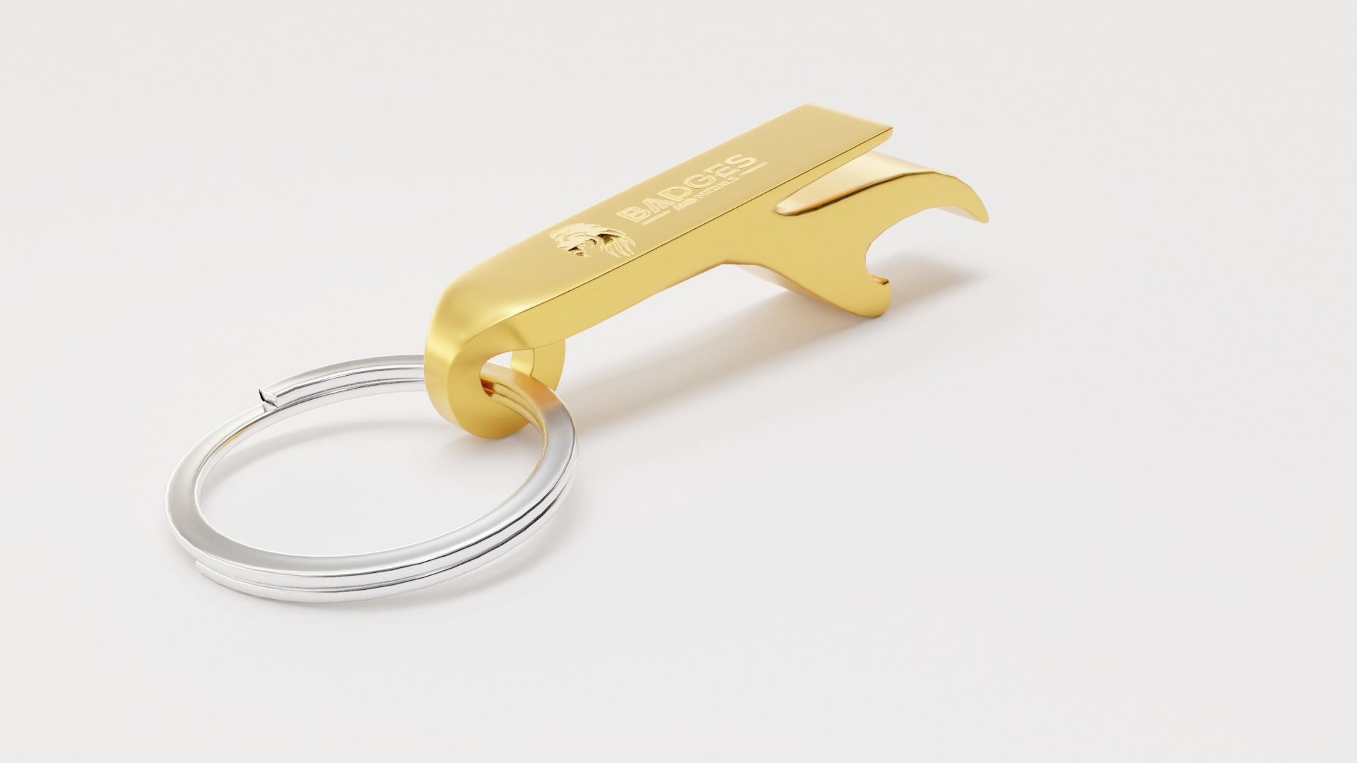 GOLDEN BOTTLE OPENNER AND KEY HOLDER FOR CHAMPAIGN AND SODA 3D print model_2