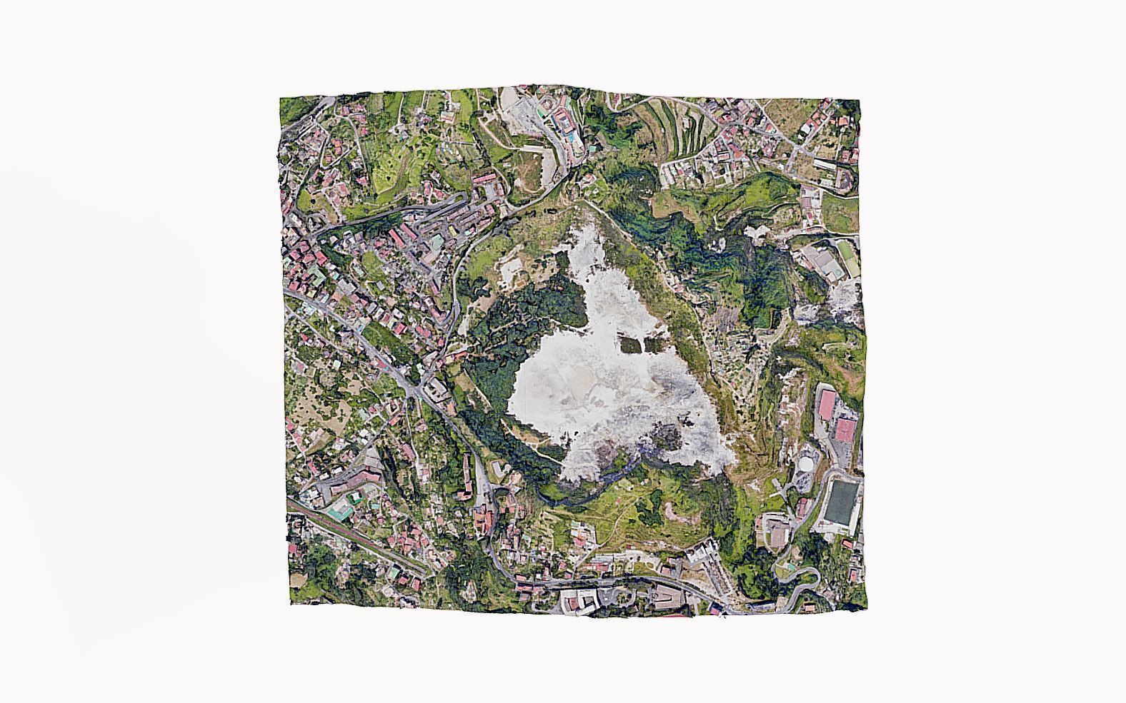 Phlegraean Fields Low-poly 3D model_7