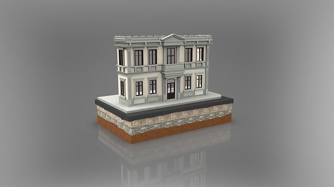 Old Istanbul City Building Series Building 002 3D model