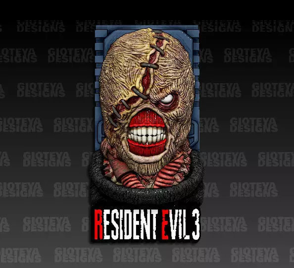 Resident Evil 3 Nemesis V2 Magnet 3D model_0