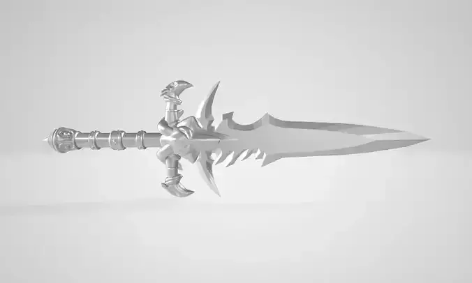 Frostmourne silver sword