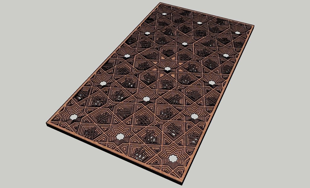 multilayer islamic art 3D print model_1