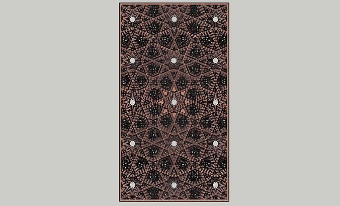 multilayer islamic art 3D print model