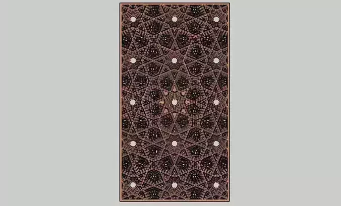 multilayer islamic art 3D print model