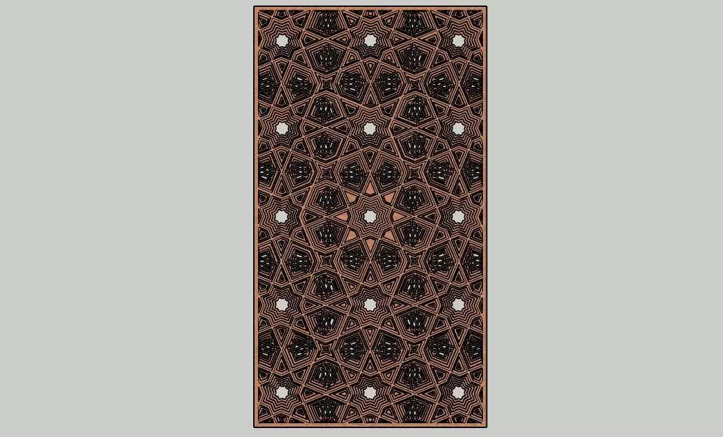 multilayer islamic art 3D print model_0