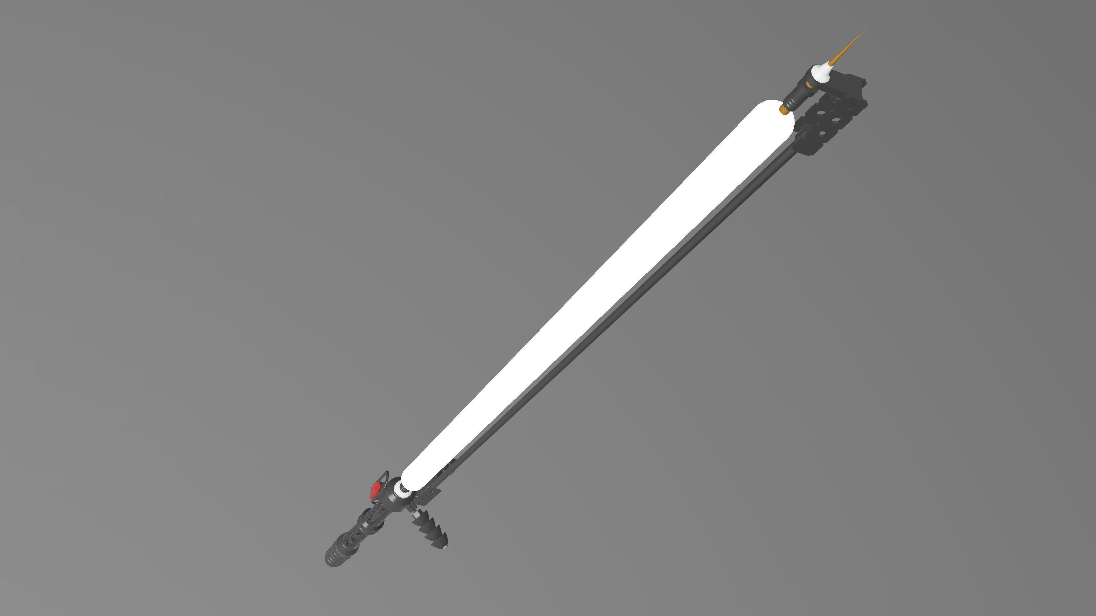 Travis Touchdowns Blood Berry Beam Katana - No More Heroes -  3D print model_31