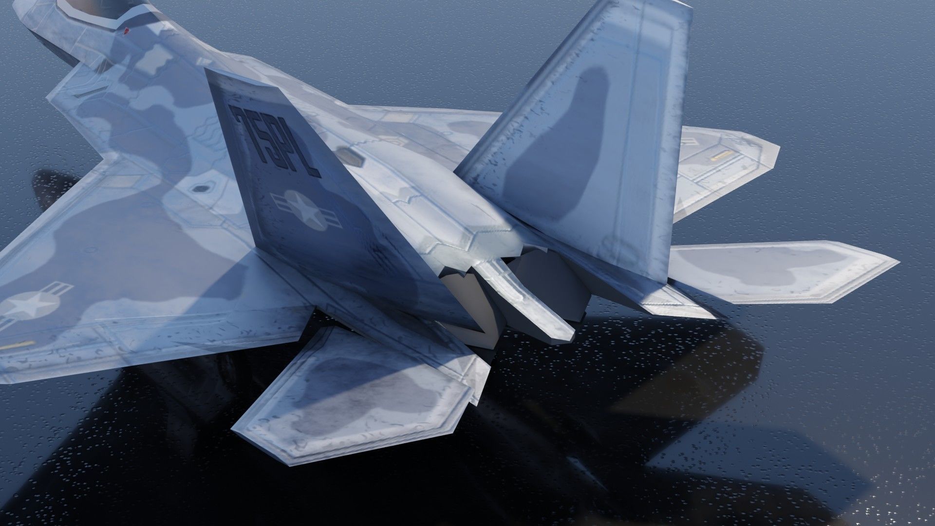 Lockheed Martin F-22 Raptor Low-poly 3D model_22