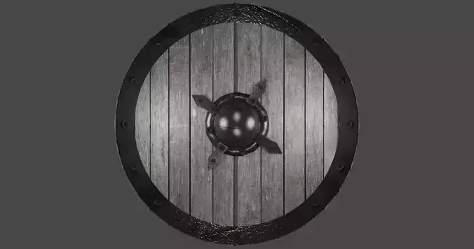 Realistic shield viking