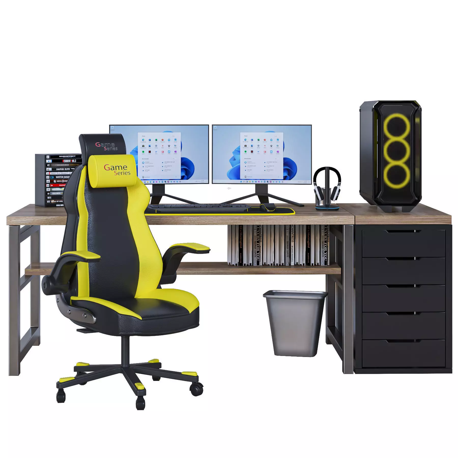 Computer Set Latest Model pc game set 21 3D model | CGTrader
