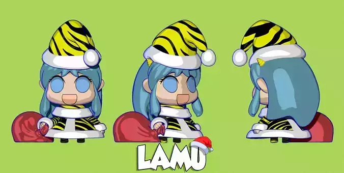 Lamu Urusei Yatsura Christmas Edition 3D print model