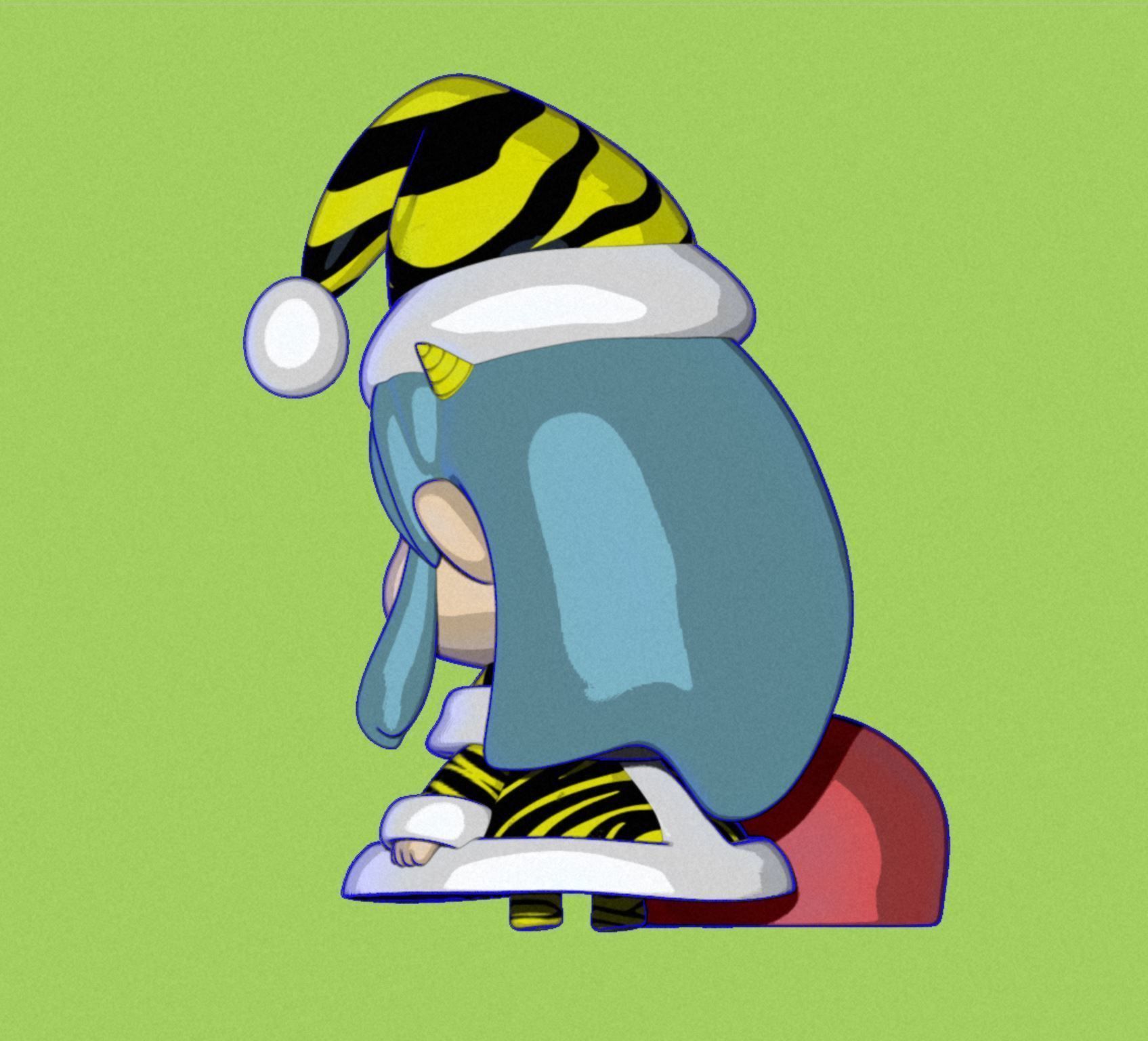 Lamu Urusei Yatsura Christmas Edition 3D print model_3