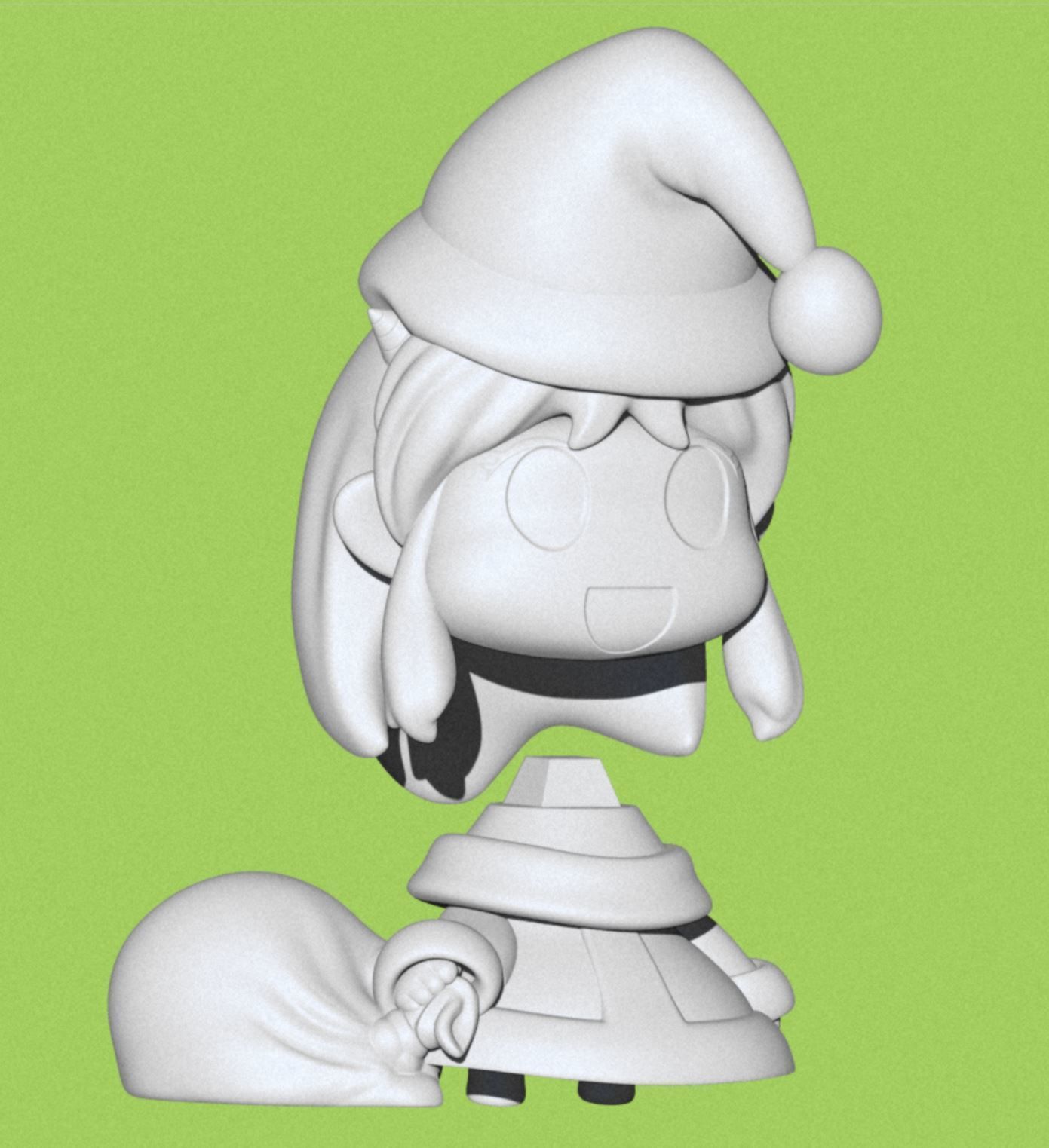 Lamu Urusei Yatsura Christmas Edition 3D print model_5