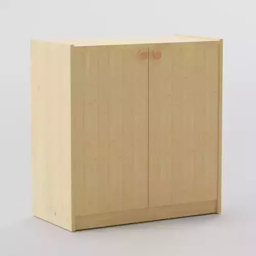 Clothing cabinet with double doors