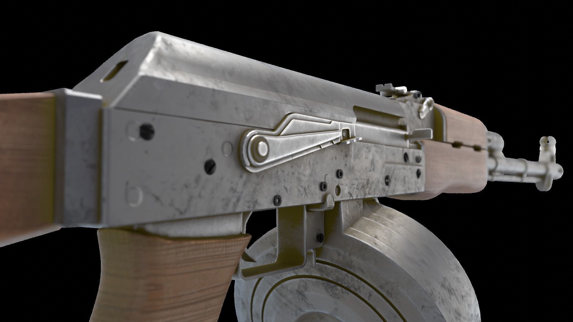 High Poly RPK model for photorealistic rendering 3D model_2