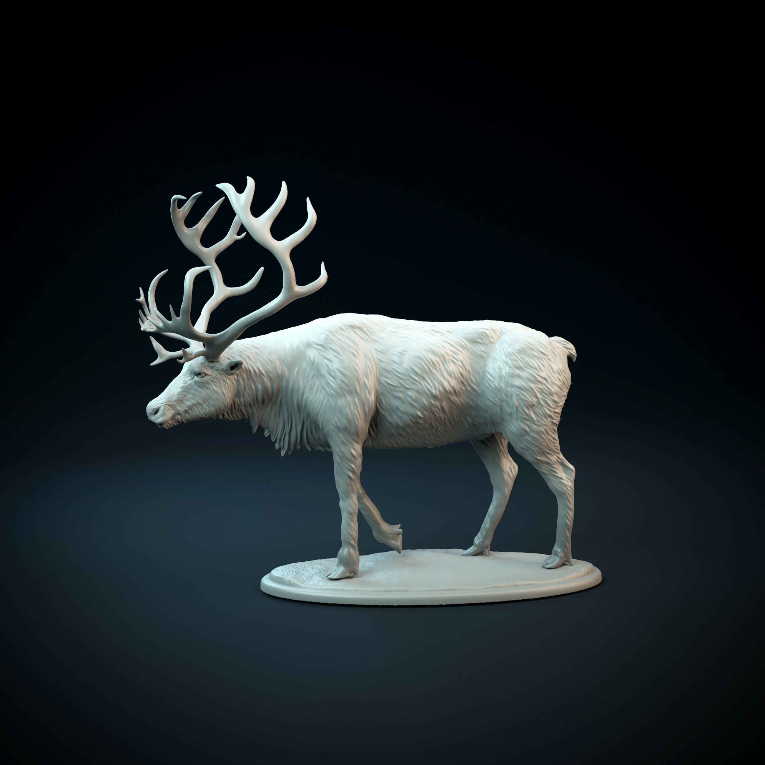 Reindeer intended for 3D printing 3D print model_1
