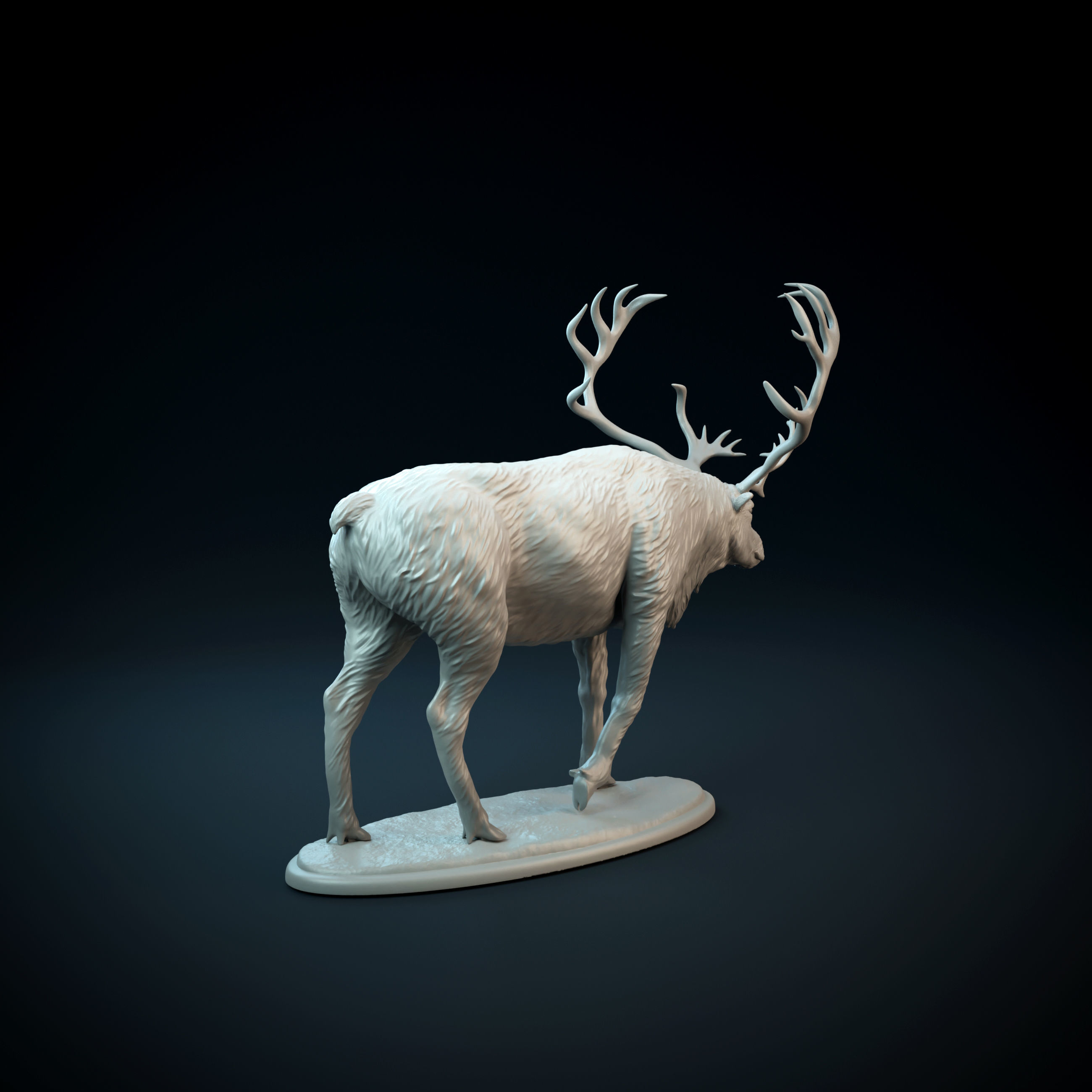 Reindeer intended for 3D printing 3D print model_3