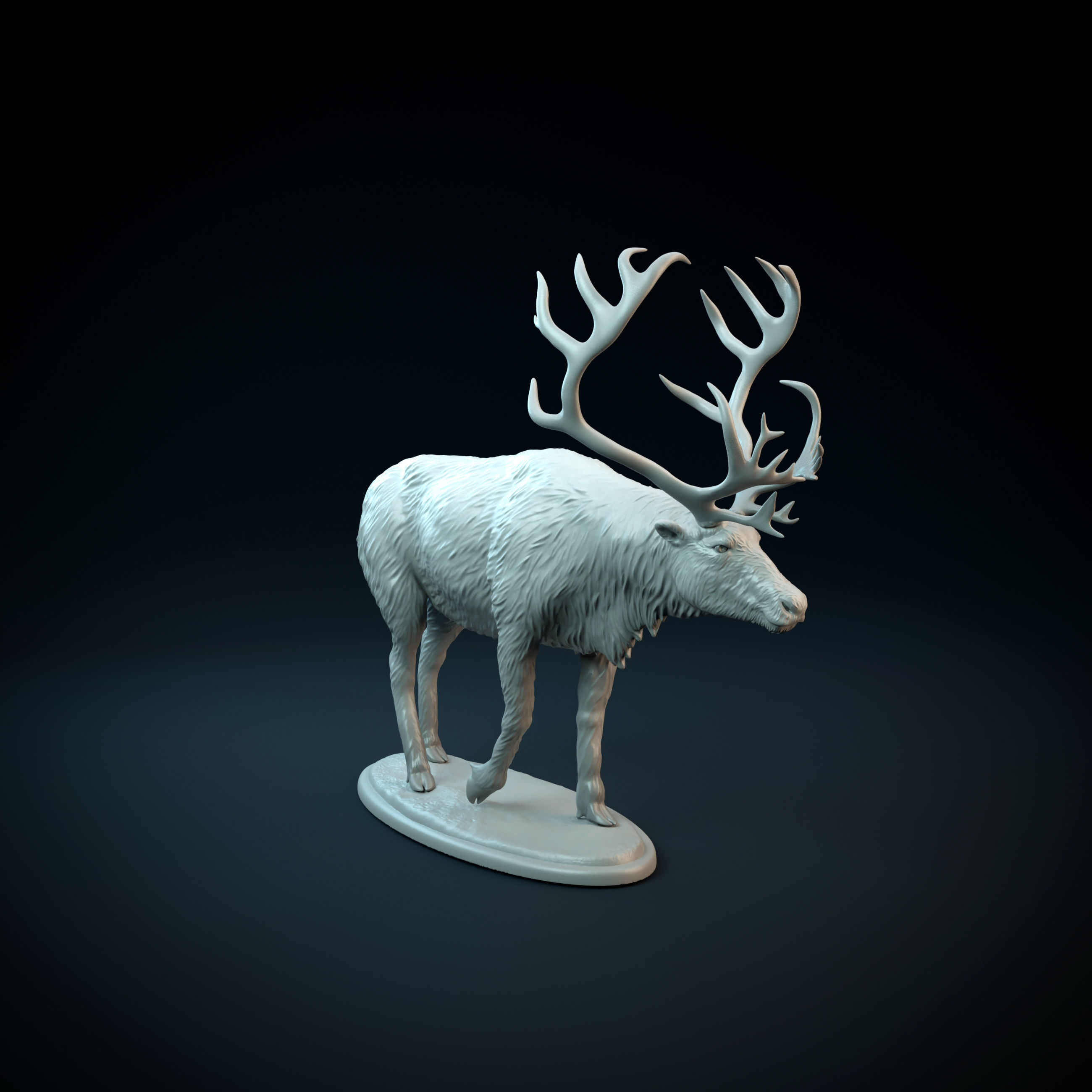 Reindeer intended for 3D printing 3D print model_5