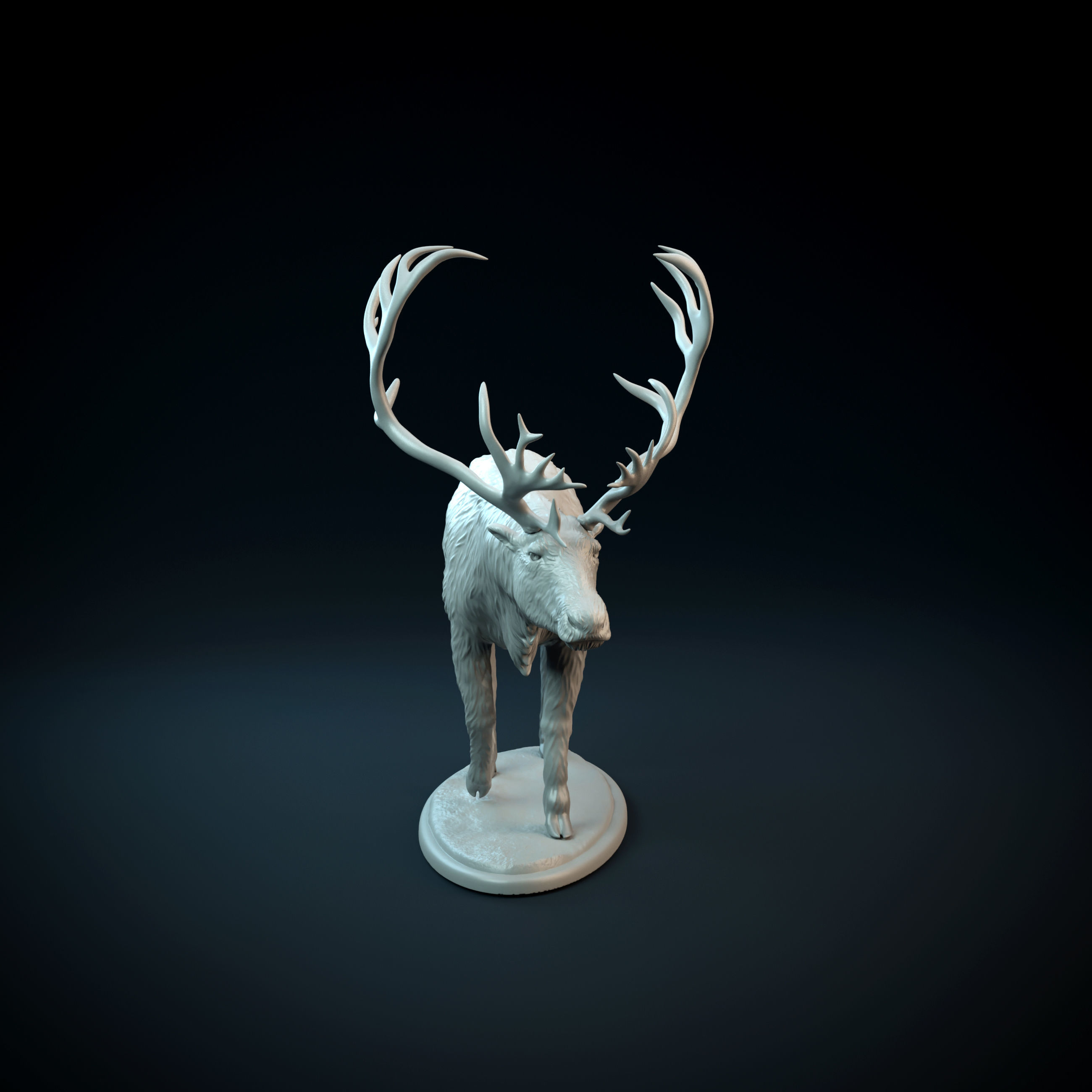 Reindeer intended for 3D printing 3D print model_6