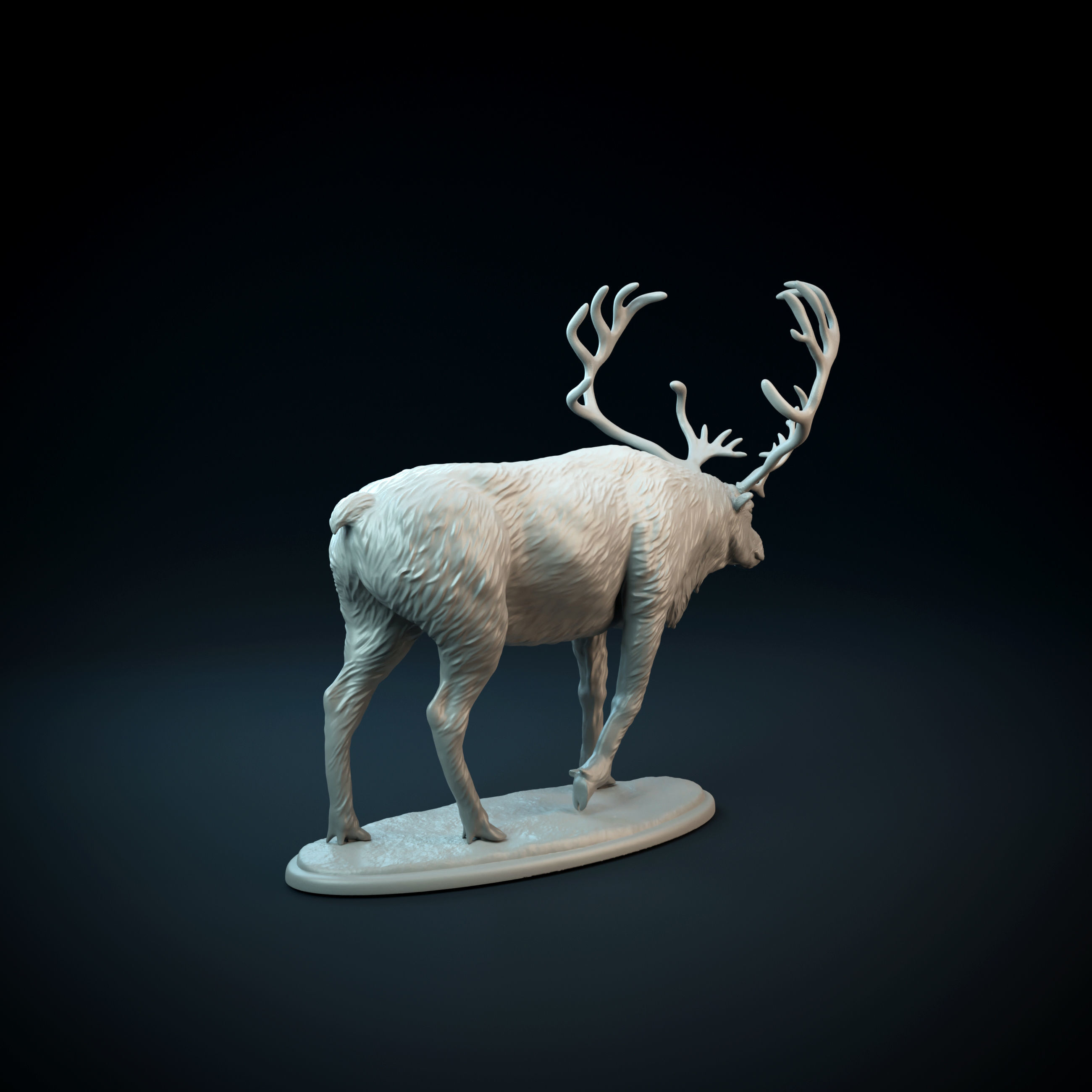 Reindeer intended for 3D printing 3D print model_10