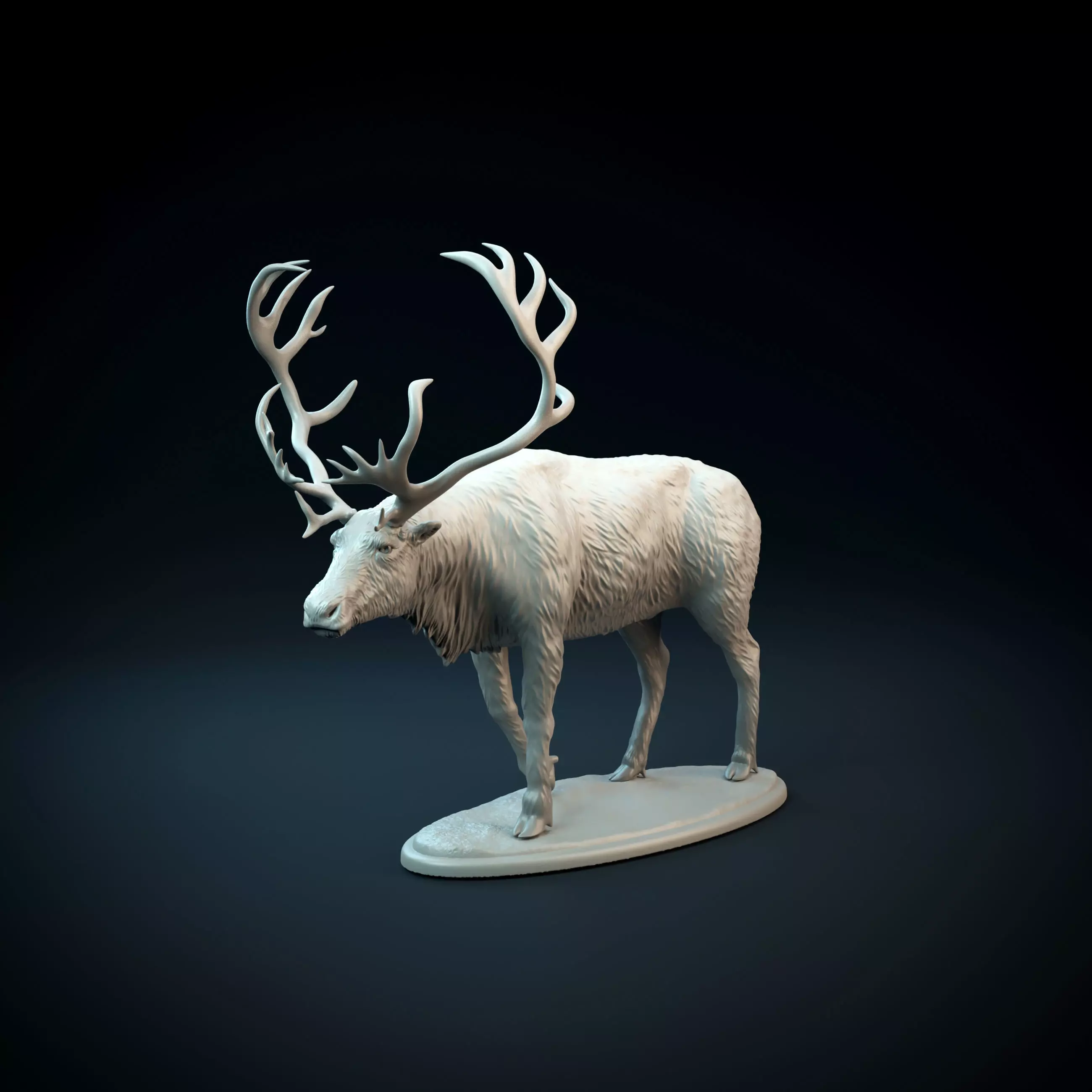 Reindeer intended for 3D printing 3D print model_0