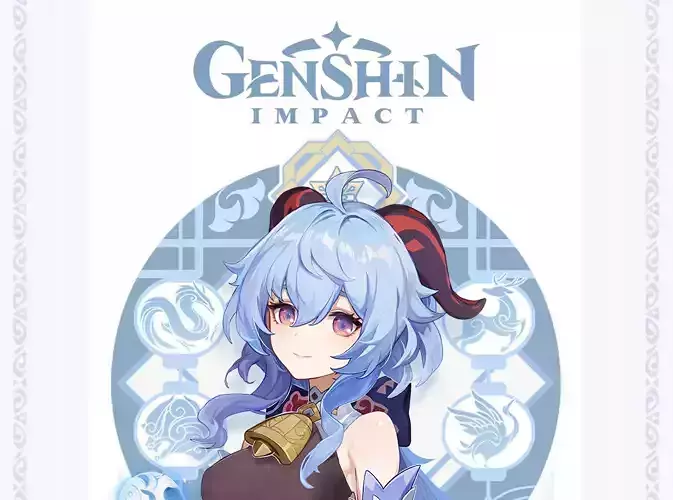 Ganyu Horns - Genshin Impact 3D print model