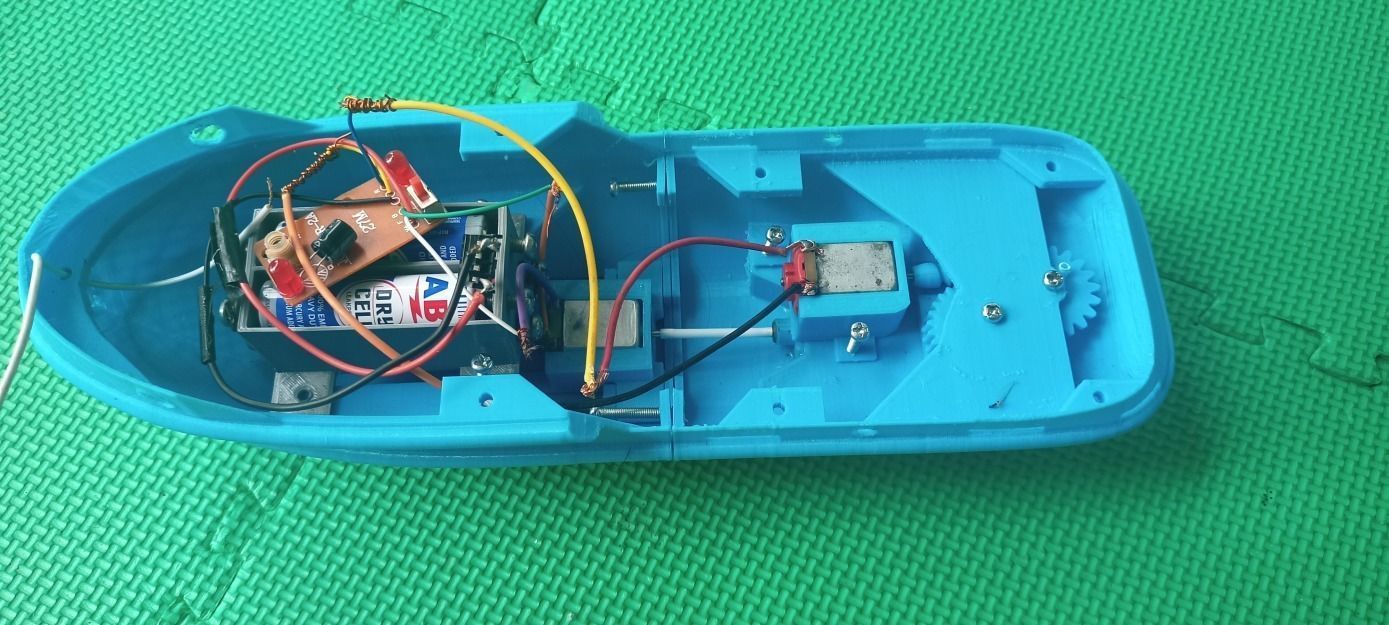 Tugboat miniature for RC 3D print model_3