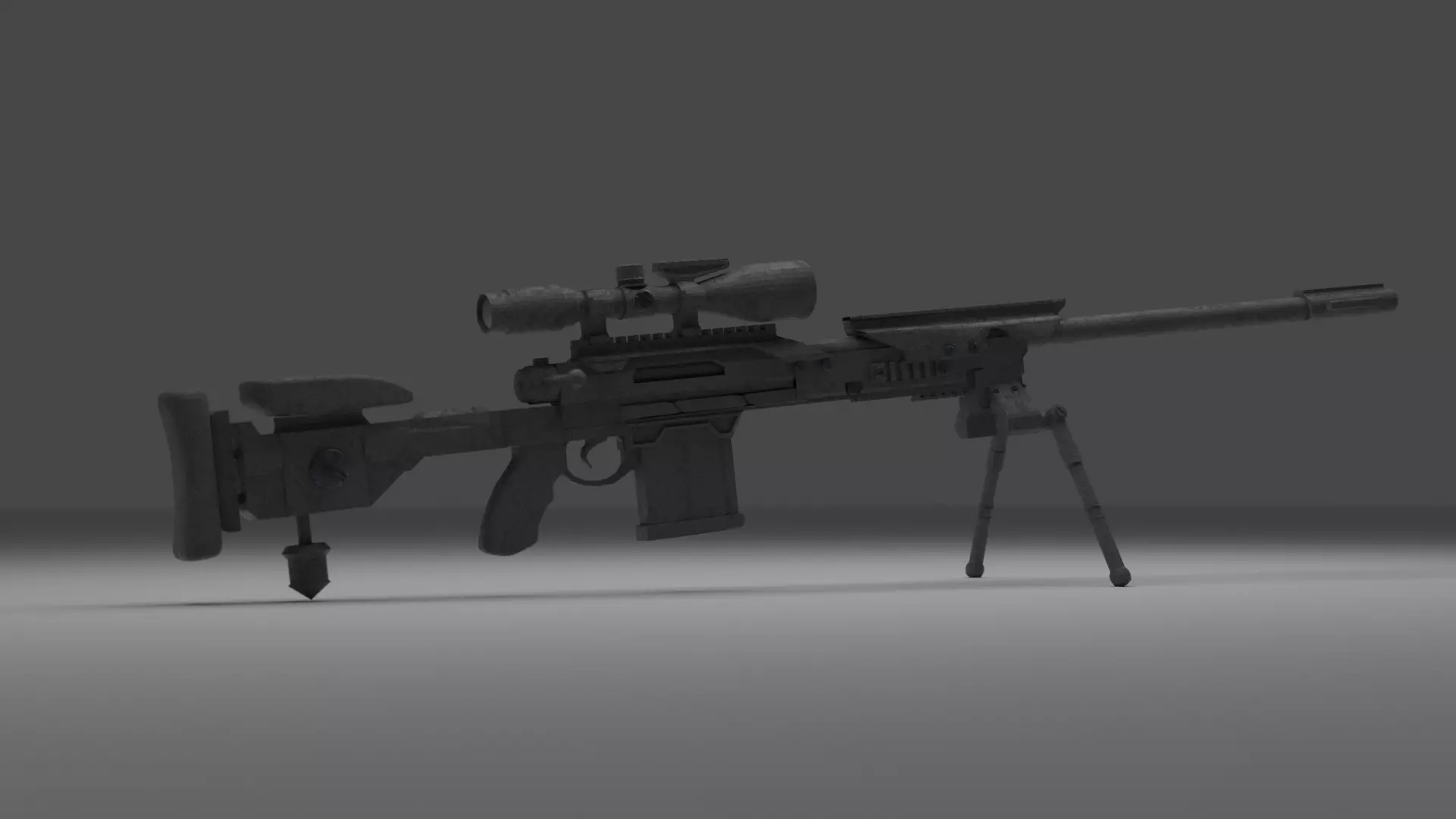 sniper dl q33 from call of duty mobile 3D model