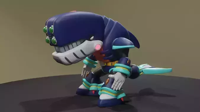 Tidal Whale 3D print model