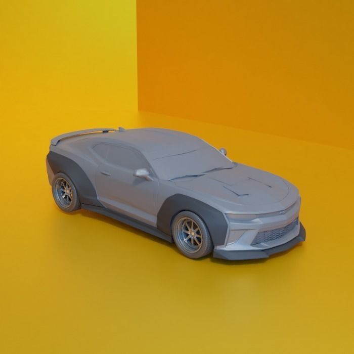 CHEVROLET CAMARO 2016 BODY KIT - 19SEPT-04 3D print model_6