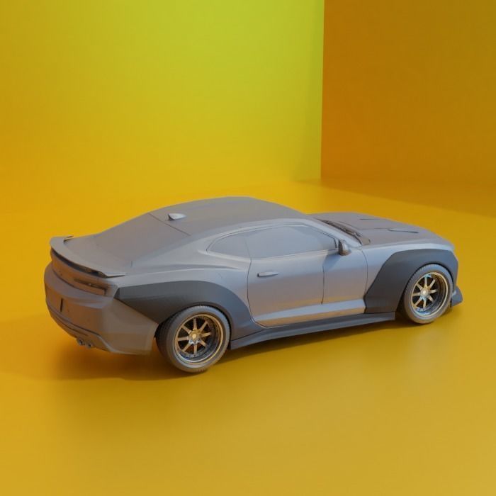 CHEVROLET CAMARO 2016 BODY KIT - 19SEPT-04 3D print model_1