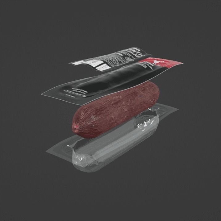 Dry Salami 3D model_5