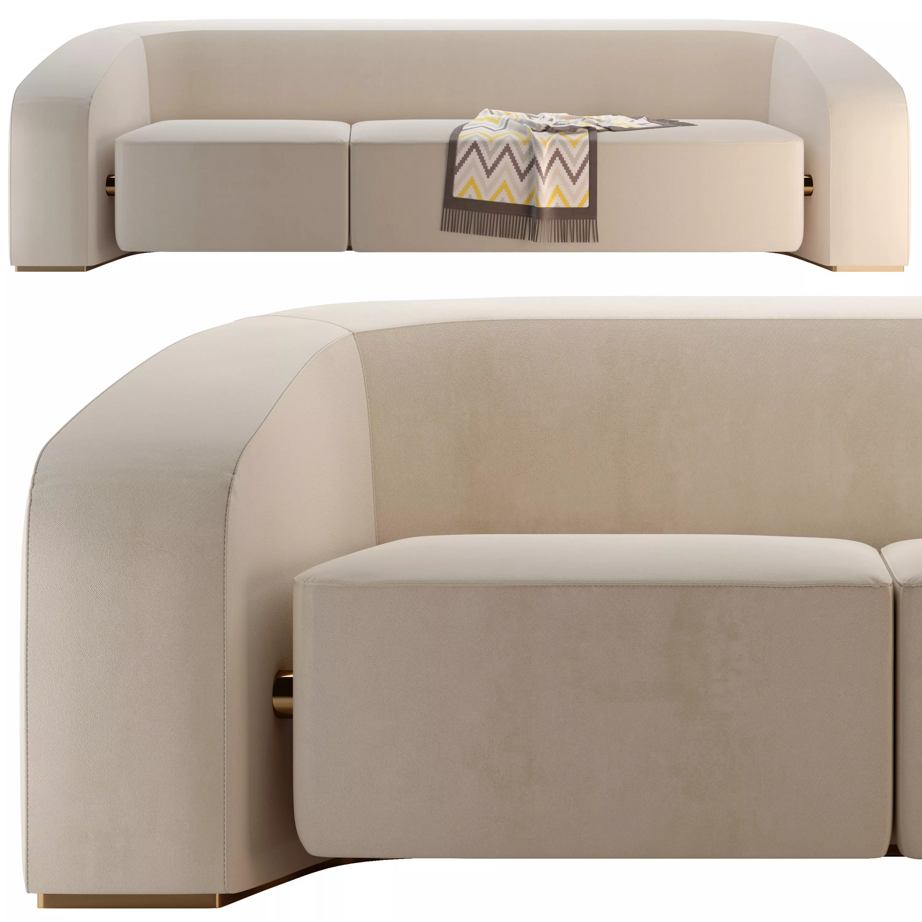 sofa LS06 by Luca Stefano 3D model