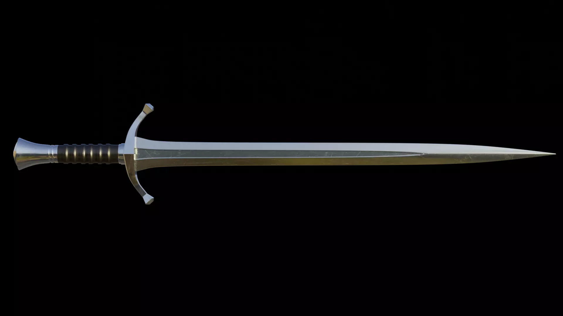 Medieval sword Free 3D model