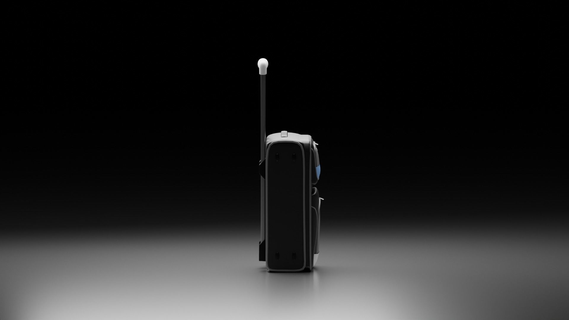 Simple Modern Suitcase 3D model_5