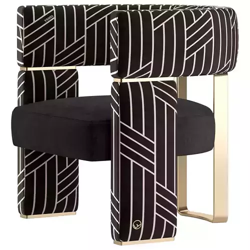 armchair Margaret by Fendi Casa 3D model