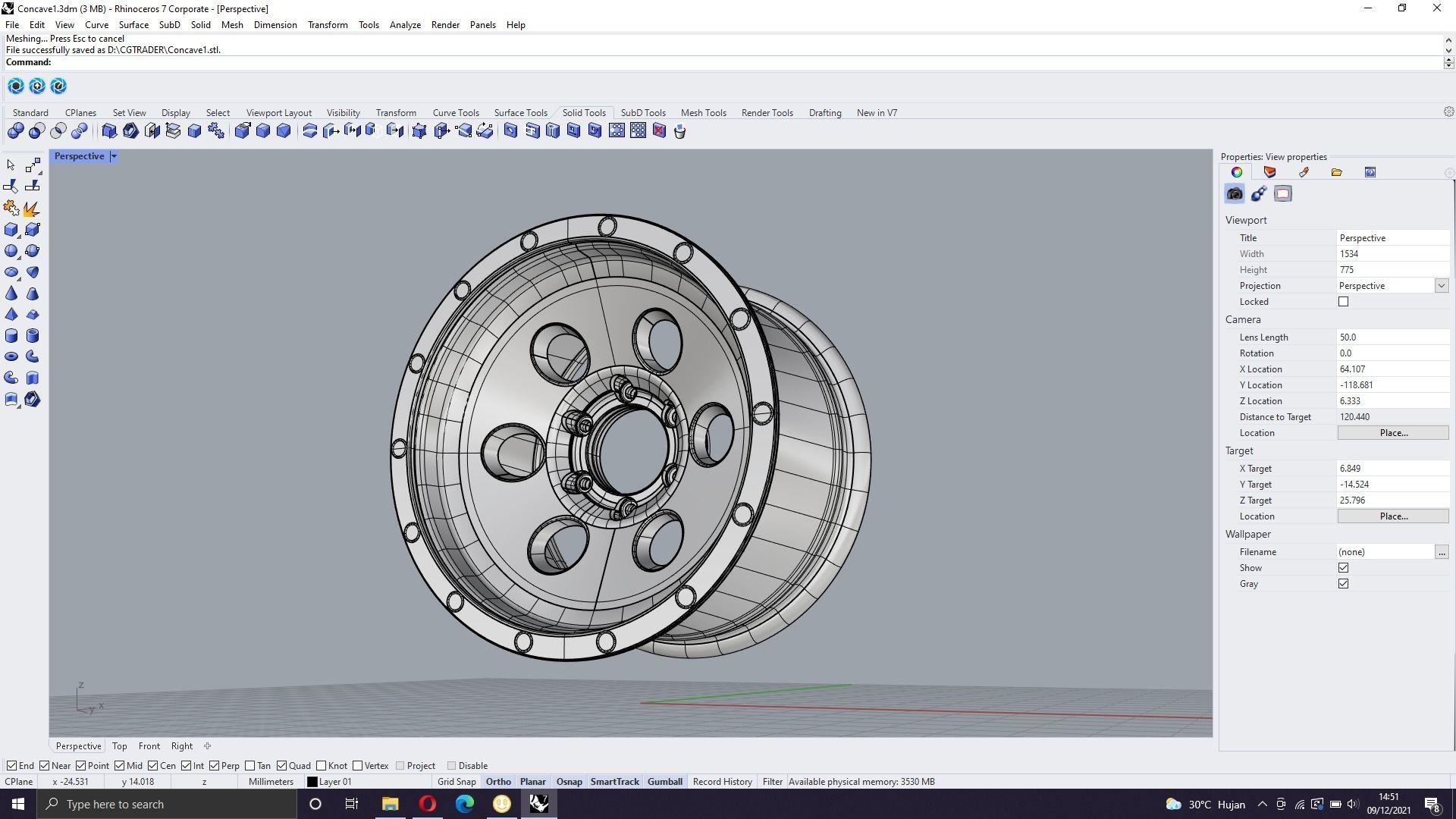 Steelie Wheel Series 1 3D model_12