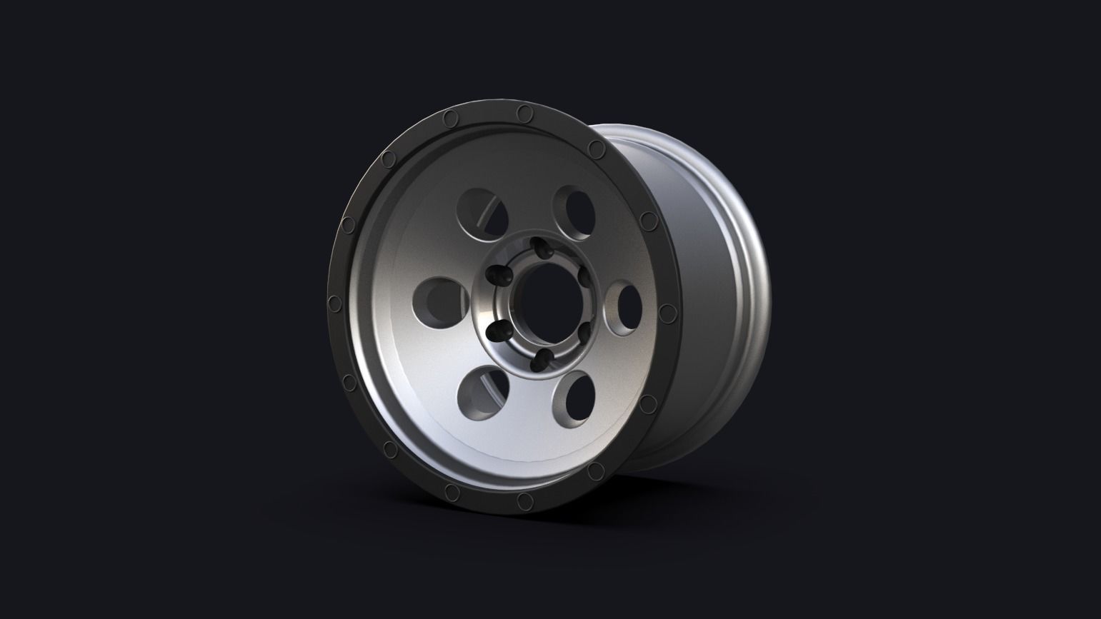 Steelie Wheel Series 1 3D model_9