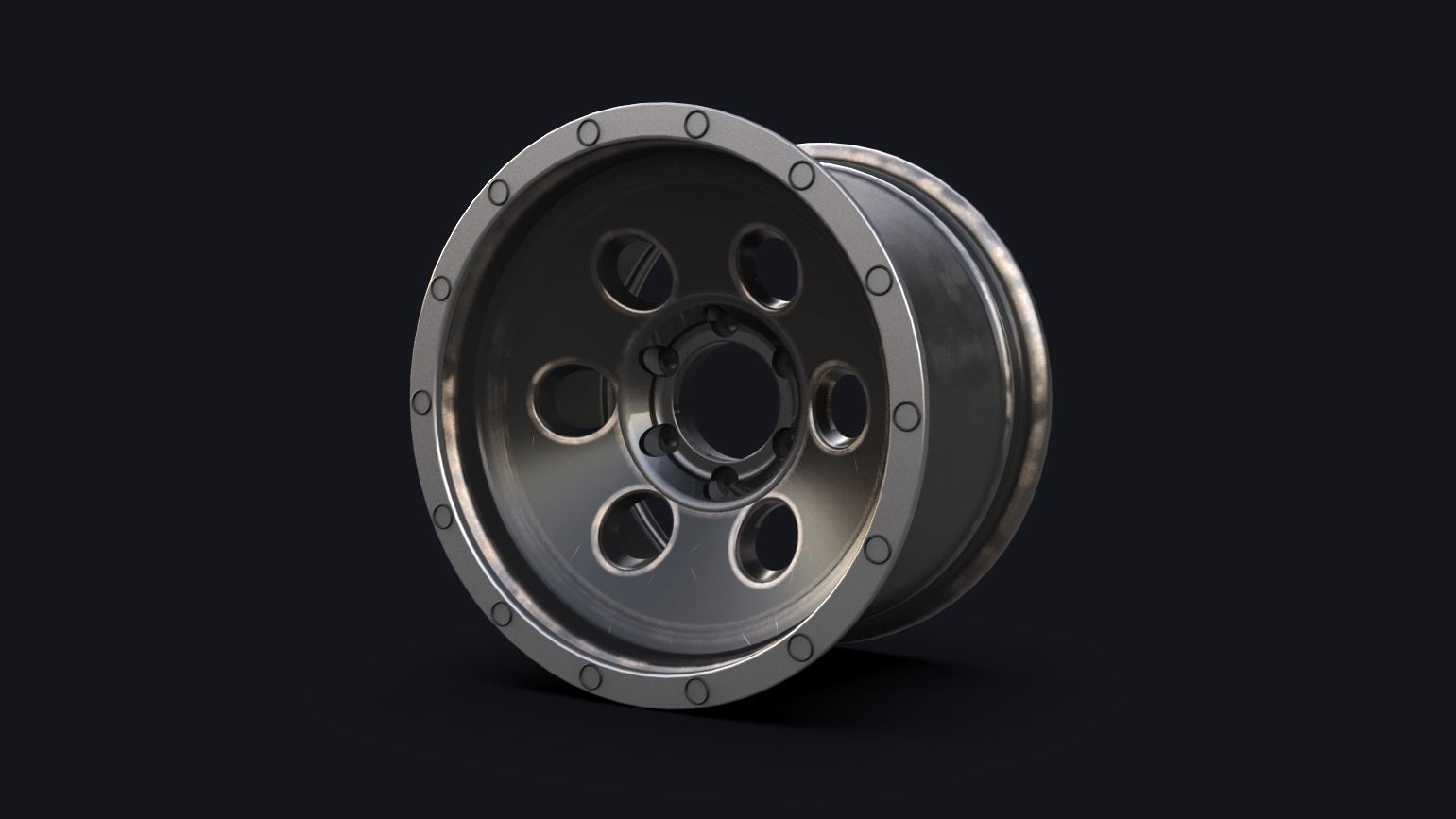 Steelie Wheel Series 1 3D model_8
