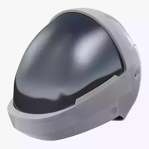 Futuristic Space Helmet